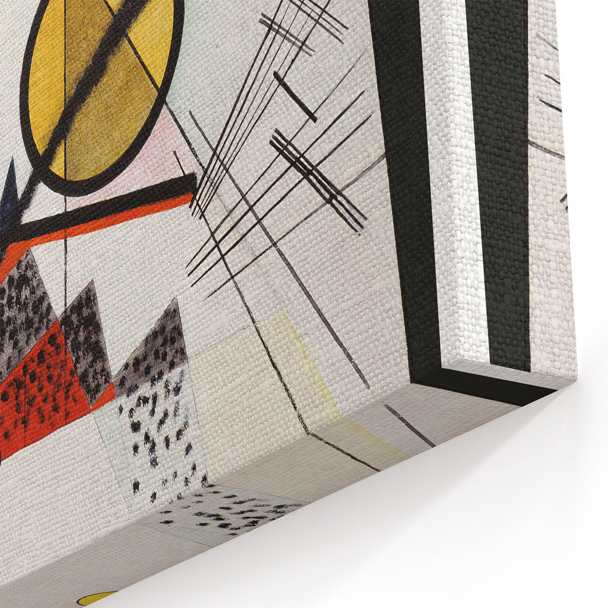 Kandinsky Abstract Art - In the Black Square - Modern Wall Art Prints