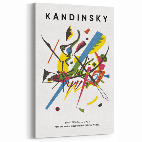 Kandinsky Abstract Art - Small Worlds I - Colorful Expressionist Wall Art