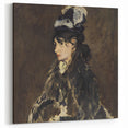 Berthe Morisot Art - Elegant Female Portrait - 19th Century French Art