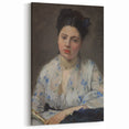 Berthe Morisot Art - Elegant Woman Portrait - 19th Century French Art