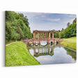 Georgian Bath Art - Palladian Bridge and River Reflection Wall Canvas