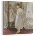 Berthe Morisot Art - Woman in Front of Mirror - 19th Century Impressionist