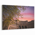 Georgian Bath Art - Sunset Over Historic Architecture Canvas Print