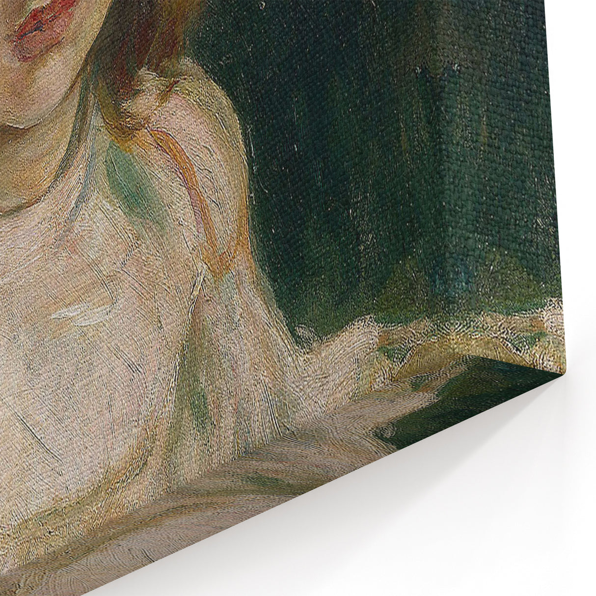 Berthe Morisot Art - Young Girl in Lace Hat - 19th Century Impressionist