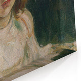 Berthe Morisot Art - Young Girl in Lace Hat - 19th Century Impressionist