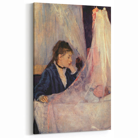 Berthe Morisot Art - Mother and Child Scene - 19th Century Impressionist