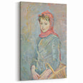 Berthe Morisot Art - Girl in Pink Scarf - 19th Century Impressionist Art