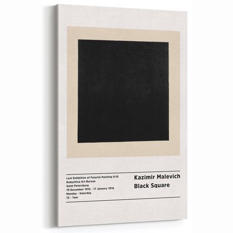 Malevich Art - Suprematist Black Square | Kazimir Malevich Wall Art