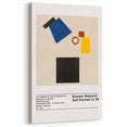 Malevich Art - Suprematist Self Portrait in 2D | Abstract Wall Art