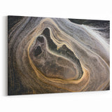 Natural Elements Wall Art Nature Closeups Canvas Print - Stone Texture