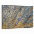 Natural Elements Wall Art: Nature Closeups Canvas Print - Veined Stone Pattern
