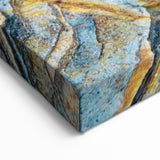 Natural Elements Wall Art: Nature Closeups Canvas Print - Layered Stone Texture