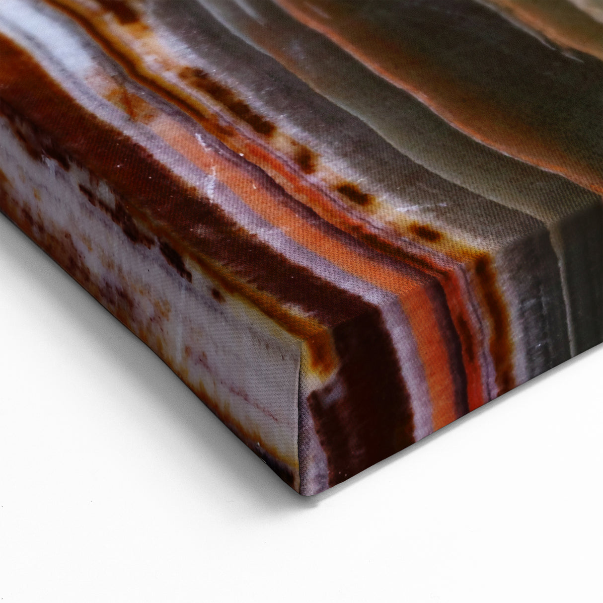 Natural Elements Wall Art: Nature Closeups Canvas Print - Mineral Layers