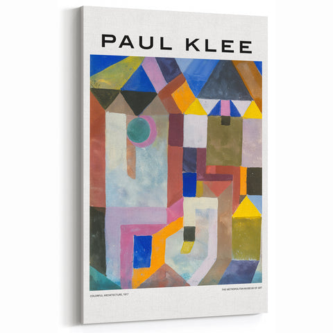 Paul Klee Art Prints | Colorful Architecture 1917 Modern Abstract Art