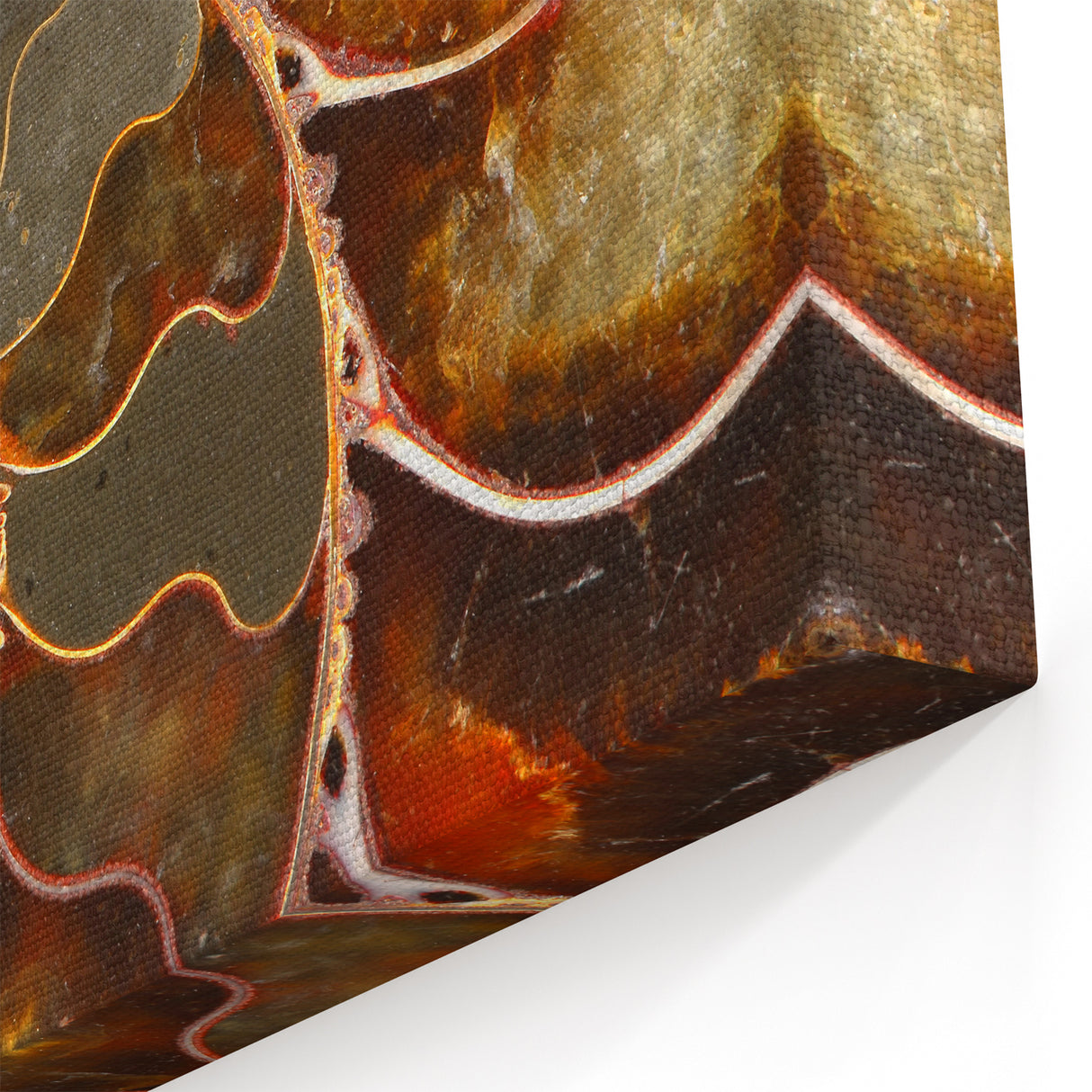 Natural Elements Wall Art: Nature Closeups Canvas Print - Fossil Spiral Detail