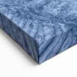 Natural Elements Wall Art: Nature Closeups Canvas Print - Blue Fossil Spiral