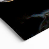 Natural Elements Wall Art: Nature Closeups Canvas Print - Geode Crystal Slice