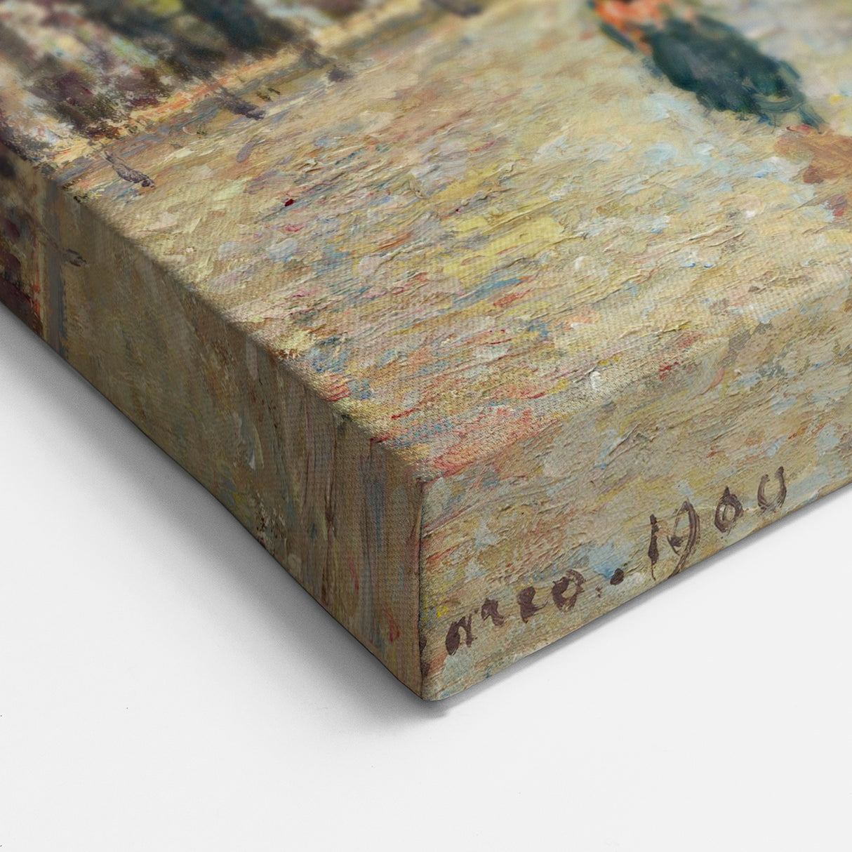 Camille Pissarro Art - Quai du Louvre 1900 | French Landscape Wall Art