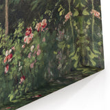 Camille Pissarro Art - Garden with Roses | Impressionist Nature Prints