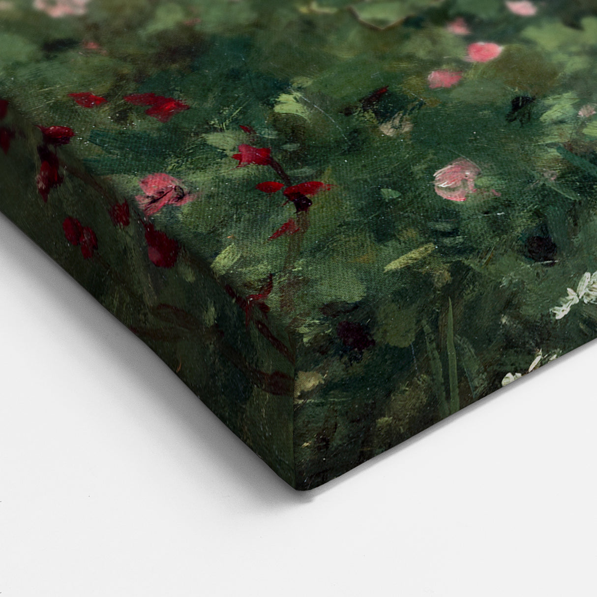 Camille Pissarro Art - Garden with Roses | Impressionist Nature Prints