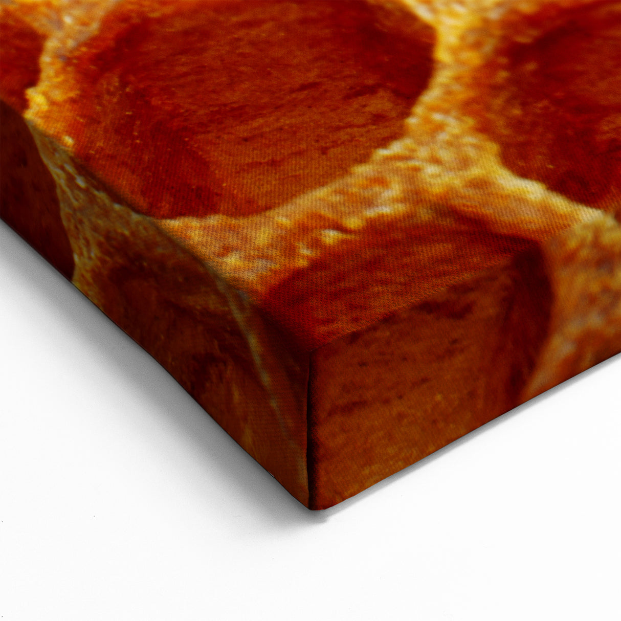 Natural Elements Wall Art | Honeycomb Close-Up Nature Print on Canvas