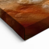 Natural Elements Wall Art | Colorful Agate Close-Up Canvas Print