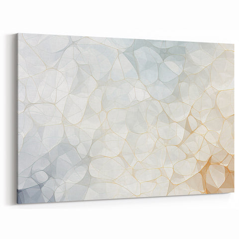 Natural Elements Wall Art | Abstract Light Geometry Canvas Print