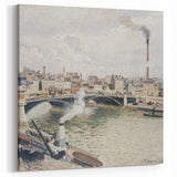 Camille Pissarro Art - Pont Boieldieu at Rouen 1896 | Pissarro Wall Art