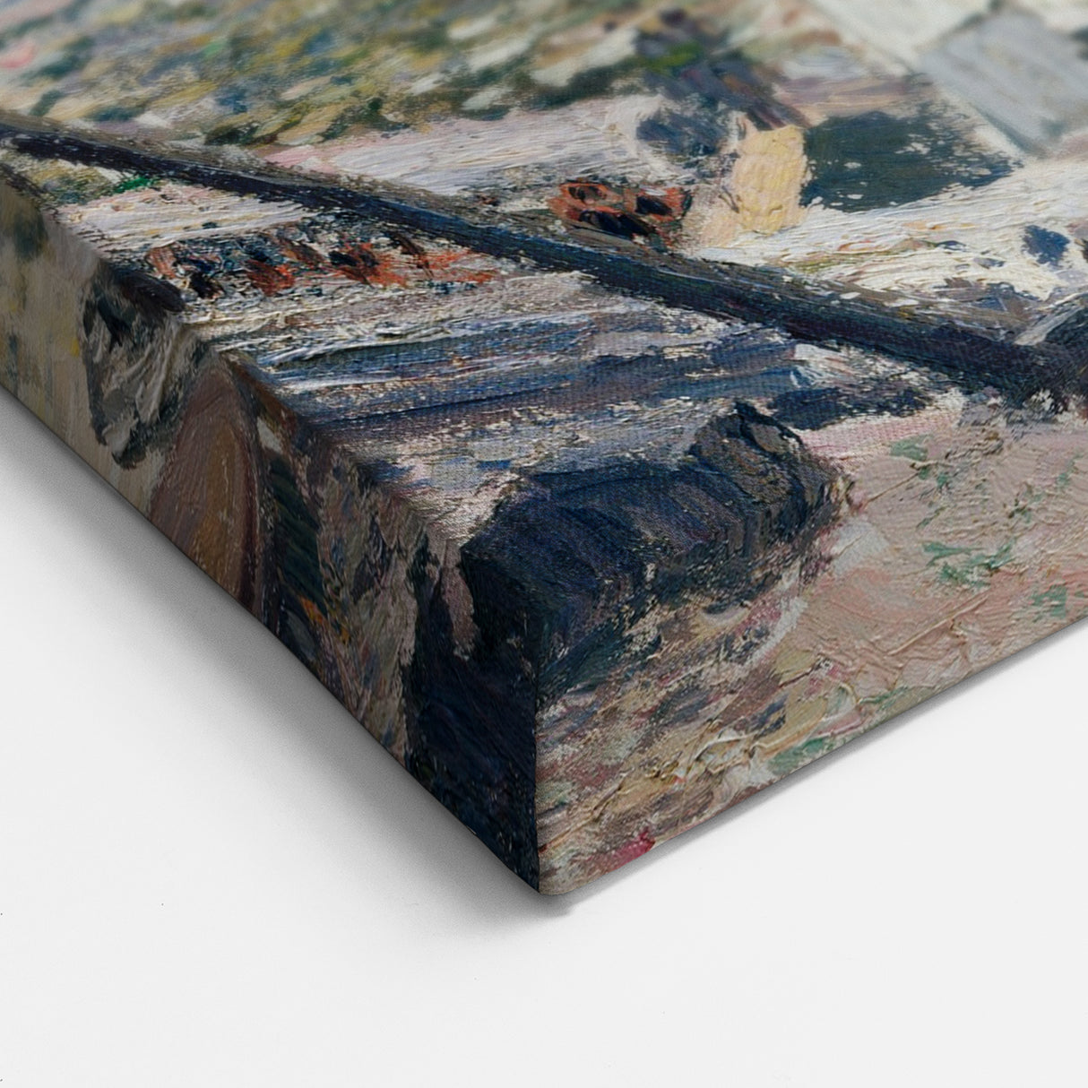 Camille Pissarro Art - Pont Boieldieu at Rouen 1896 | Pissarro Wall Art