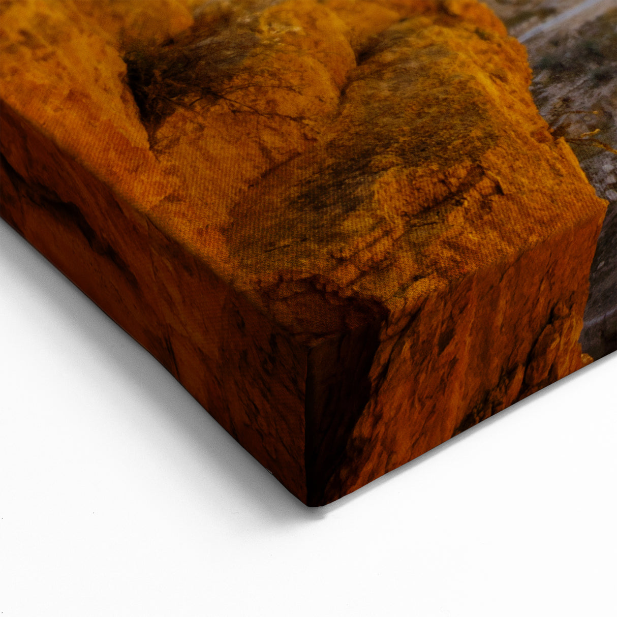 Jerusalem Cityscape Canvas - Sunrise Over Desert Monastery Scenic View