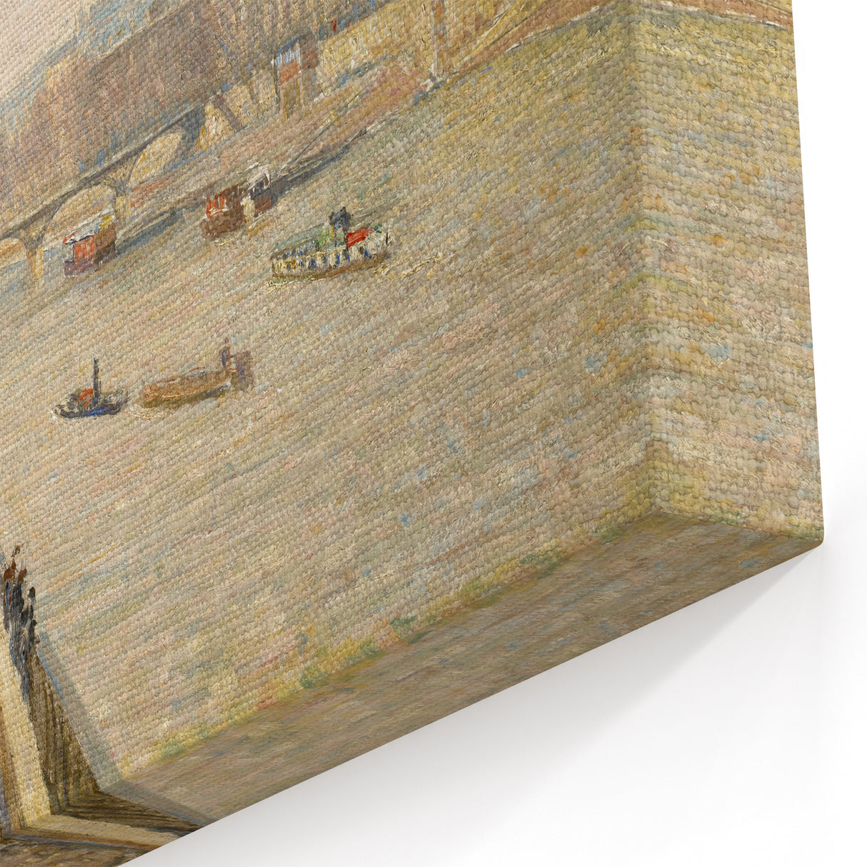 Camille Pissarro Art - Paris Riverside 1902 | French Impressionist Print