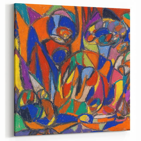 Adolf Hölzel Art - Bold Abstract Modernist Painting | Avant-Garde Prints