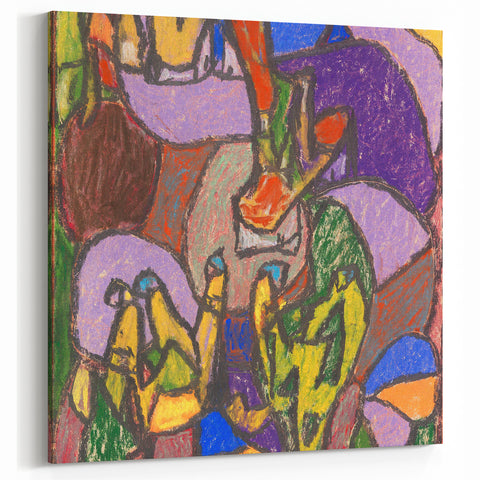 Adolf Hölzel Art - Expressionist Abstract Wall Art from Avant-Garde Series