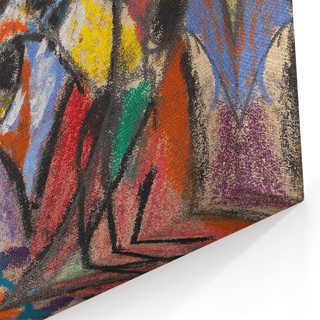 Adolf Hölzel Art - Dynamic Abstract Wall Art from Avant-Garde Collection