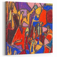 Adolf Hölzel Art - Vibrant Abstract Expressionist Wall Art from Avant-Garde
