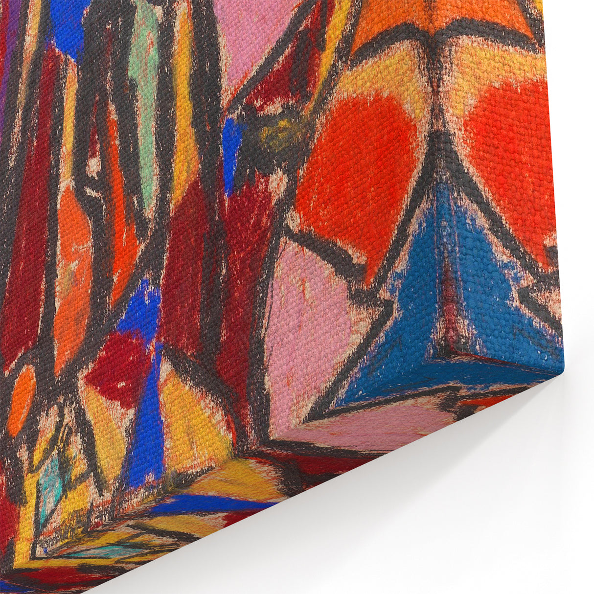 Adolf Hölzel Art - Vibrant Abstract Expressionist Wall Art from Avant-Garde