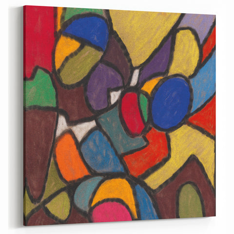Adolf Hölzel Art - Bold Modernist Abstract Wall Art from Avant-Garde Collection
