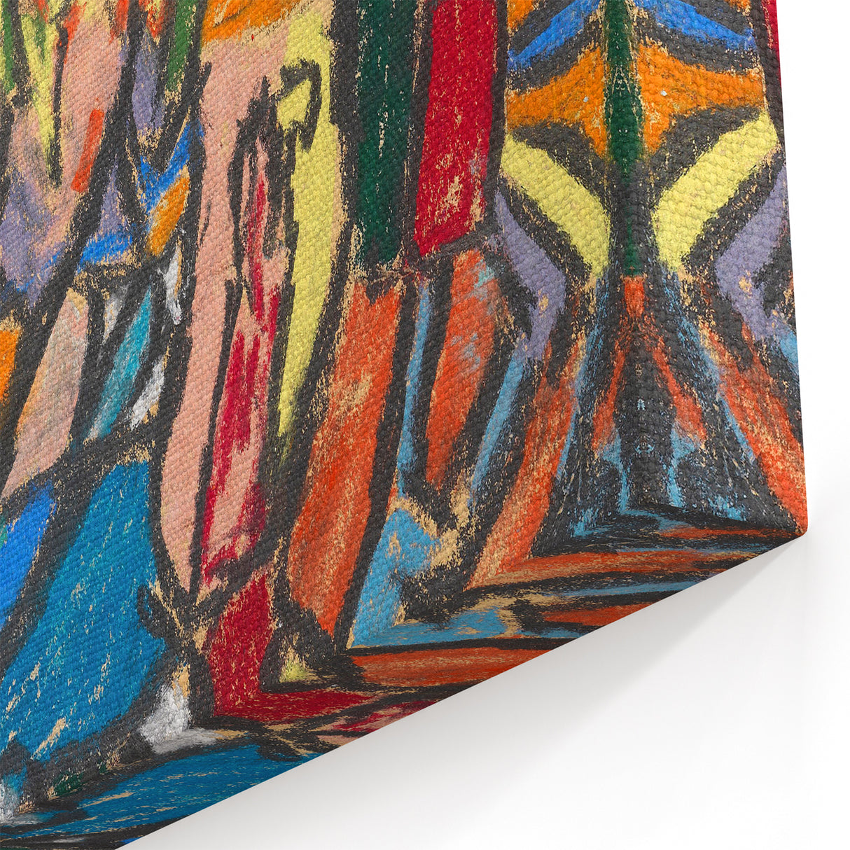 Adolf Hölzel Art - Vibrant Abstract Expressionist Wall Art from Avant-Garde