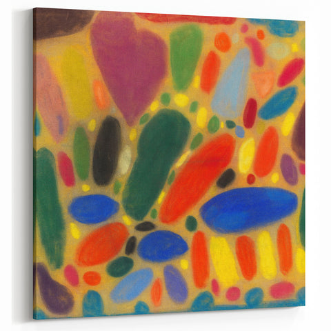 Adolf Hölzel Art - Vibrant Abstract Wall Art from Avant-Garde Collection