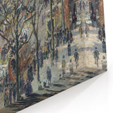 Camille Pissarro Art - Parisian Street Scene | Impressionist Wall Art