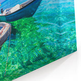 Serene Caribbean Coast Boats South America Decor - Colombia Wall Art