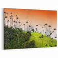 Colombian Scenery Canvas - Wax Palm Trees South America Decor Print