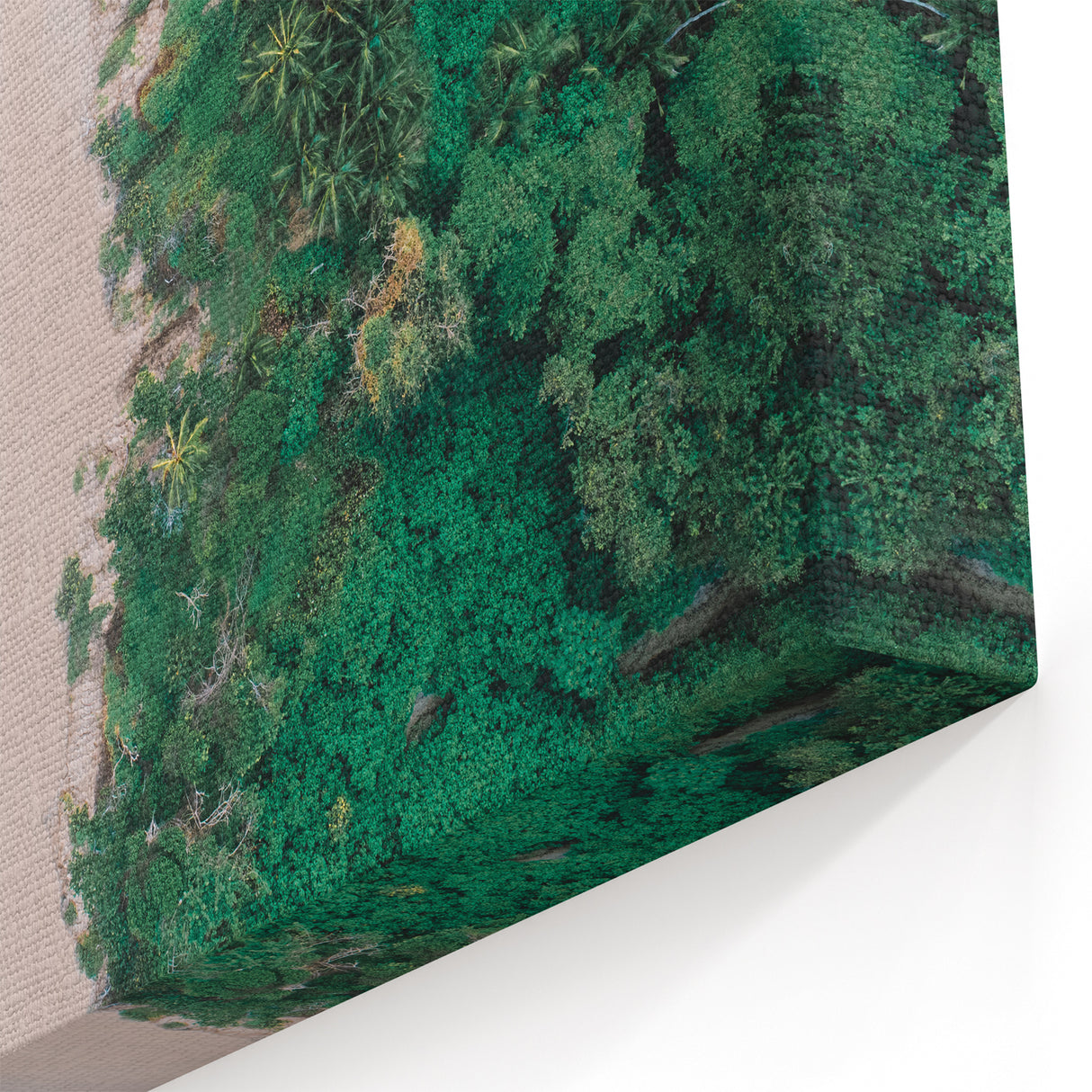 Colombia Photography Art - Aerial Tropical Beach South America Decor