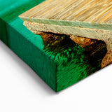 Coastal Paradise Framed South America Scenic Print - Colombia Wall Art