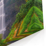 Majestic Waterfall South America Landscape Canvas Print - Colombia Wall Art
