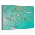 Colombian Ocean Photography Art - Aerial Turquoise Waters South America Print