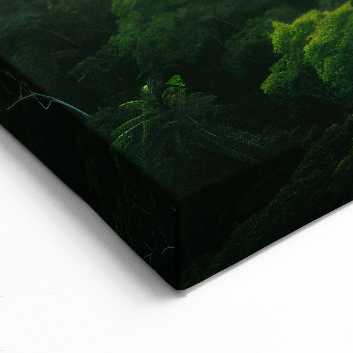 Colombia Sunset Wall Art - Amazon Rainforest Aerial Photography Print