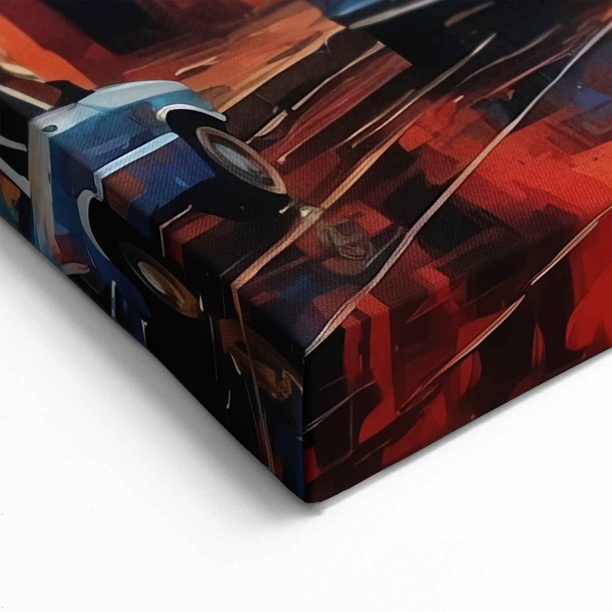 Colombian Street Art - Vibrant Cityscape Sunset Canvas South America Decor