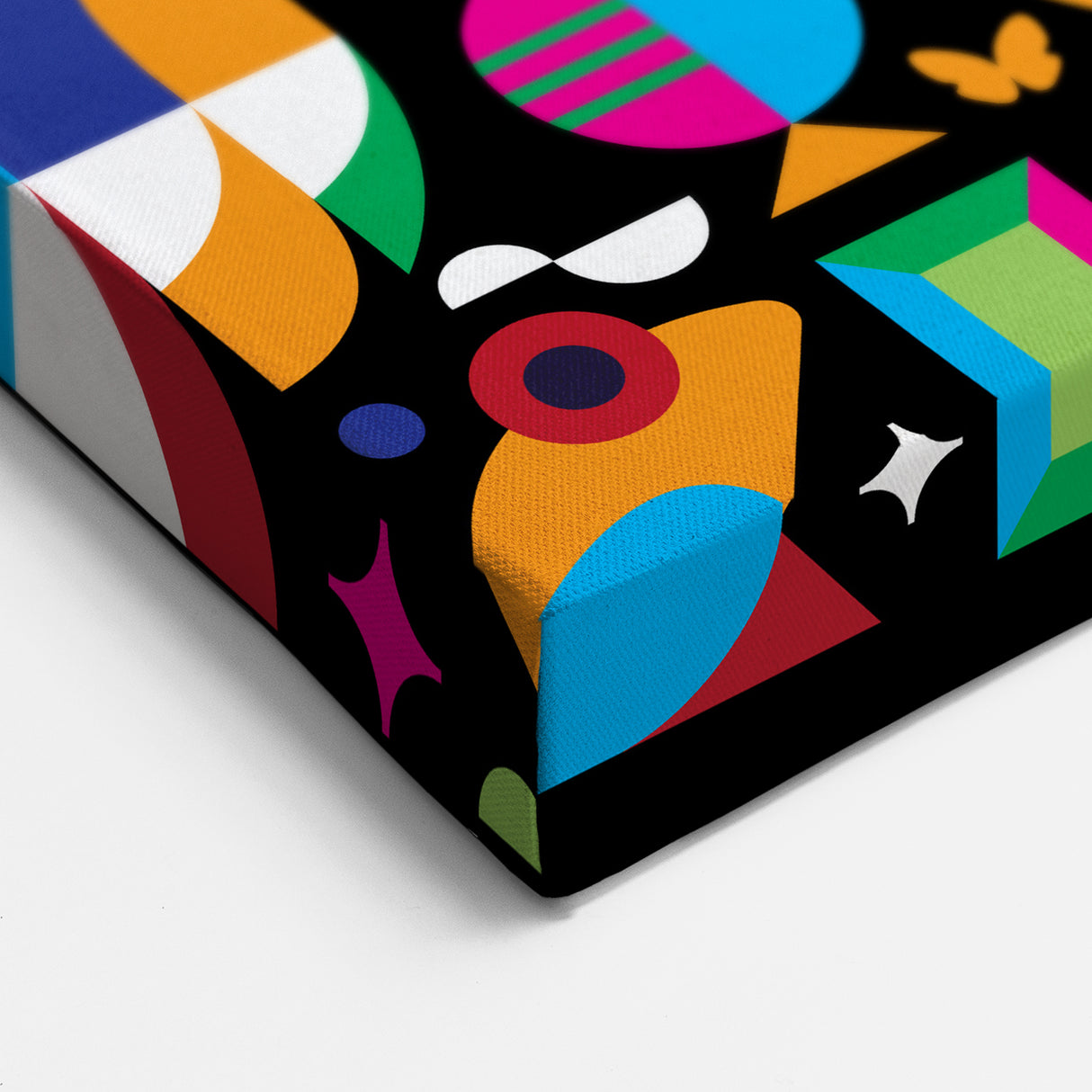 Colombian Folk Art - Vibrant Abstract Culture Symbols South America Decor