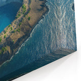 Galapagos Scenic Prints - Volcanic Crater Aerial View Ecuador Art